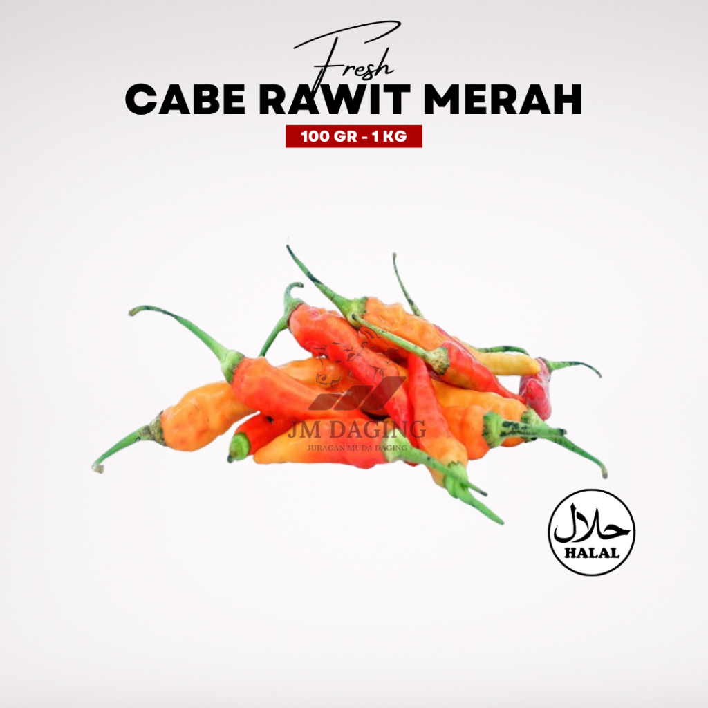 

Cabe / Cabai Rawit Merah 100gr 250gr 500gr 1kg Harga Grosir Tangerang