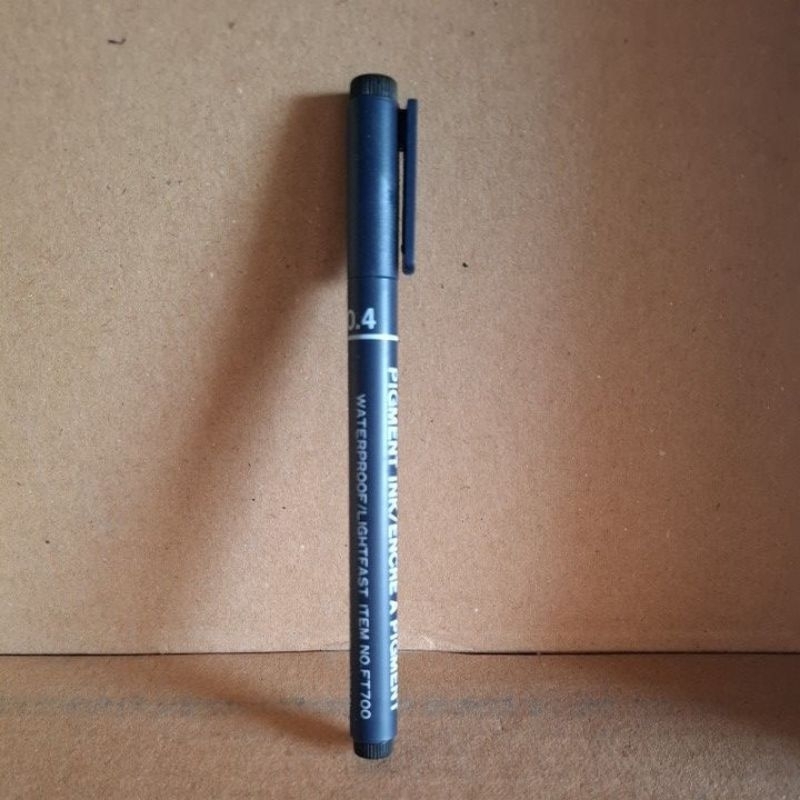 

snowman drawing pigment pen hitam 0.4