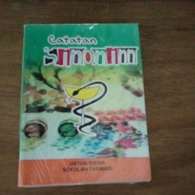 Buku catatan sinonim untuk siswa sekolah farmasi