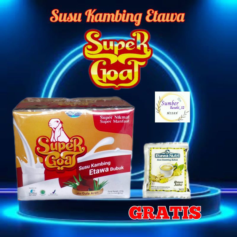 

SUPER GOAT SUPERGOAT SUSU KAMBING ETAWA DENGAN GULA AREN SANGAT BAIK MEMBANTU MENYEMBUHKAN SAKIT PERNAFASAN TBC PARU PARU ASAM URAT NYERI SENDI SARAF KEJEPIT DIABETES JANTUNG MAAG GERD TBC BRONKITIS ASI BOOSTER ALERGI SUSU SAPI KURANG DARAH ANEMIA