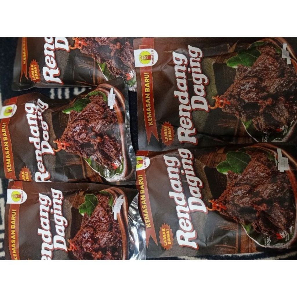 

Rendang Daging Sapi Khas Padang PREMIUM / Rendang Padang Bumbu Hitam PREMIUM 350gr Madang