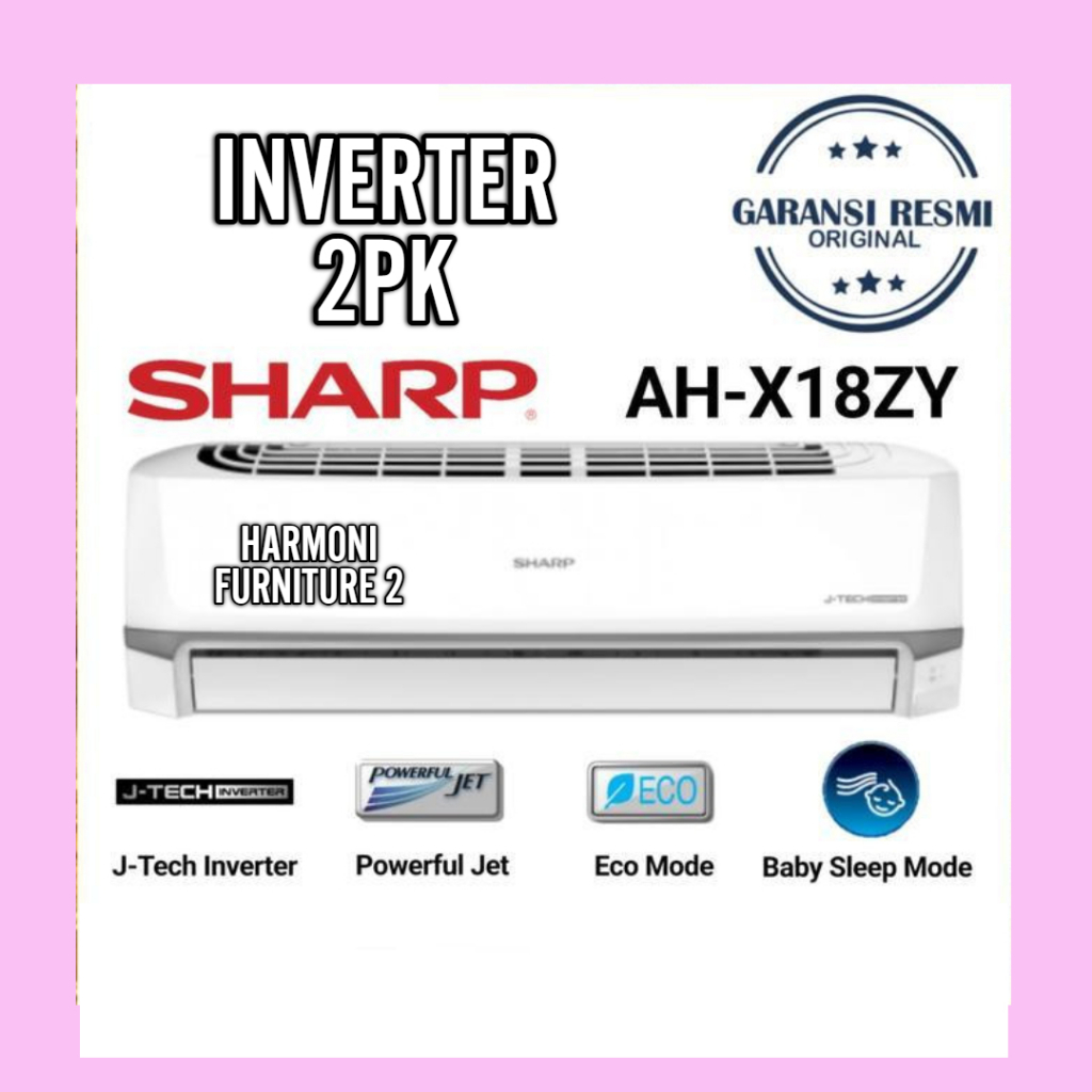 AC SHARP INVERTER 2 PK AH-X 18 ZY R32 THAILAND