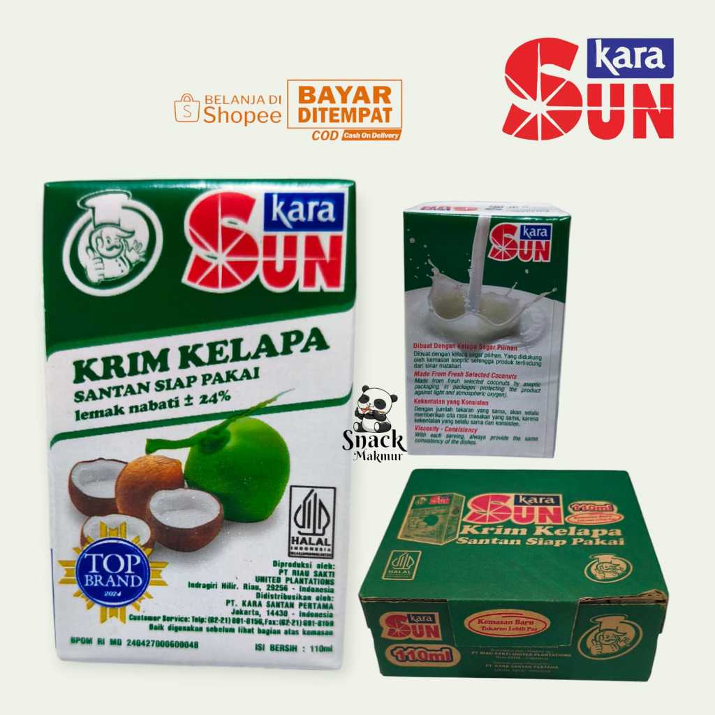 

SUN KARA SANTAN KELAPAA KOTAK 11Oml HARGA PER 1 PCS