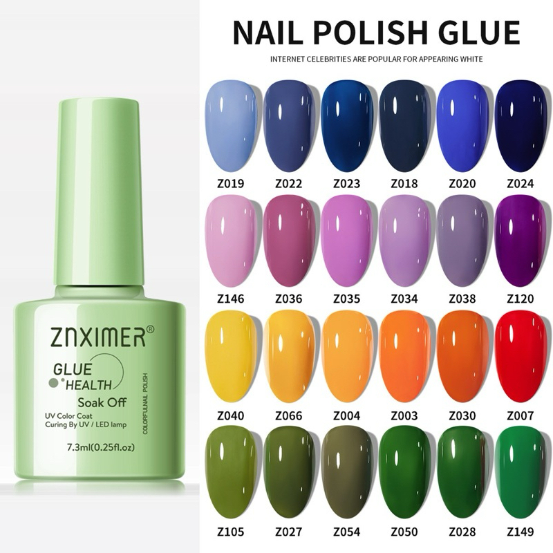 Nail Polish Gel - Nail Polish UV - Kutek Gel UV - ZNXIMER Nail Polish Adhesive - ZNXIMER  Kutek Nail