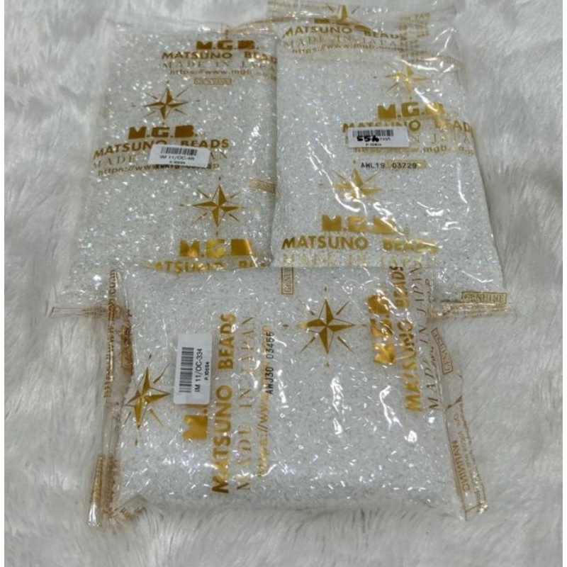 Payet Jepang / Bambu Patahan / Payet MGB 11/OC (PUTIH)