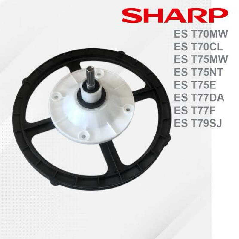 Gearbox Mesin Cuci SHARP 6-7kg Pully lebar