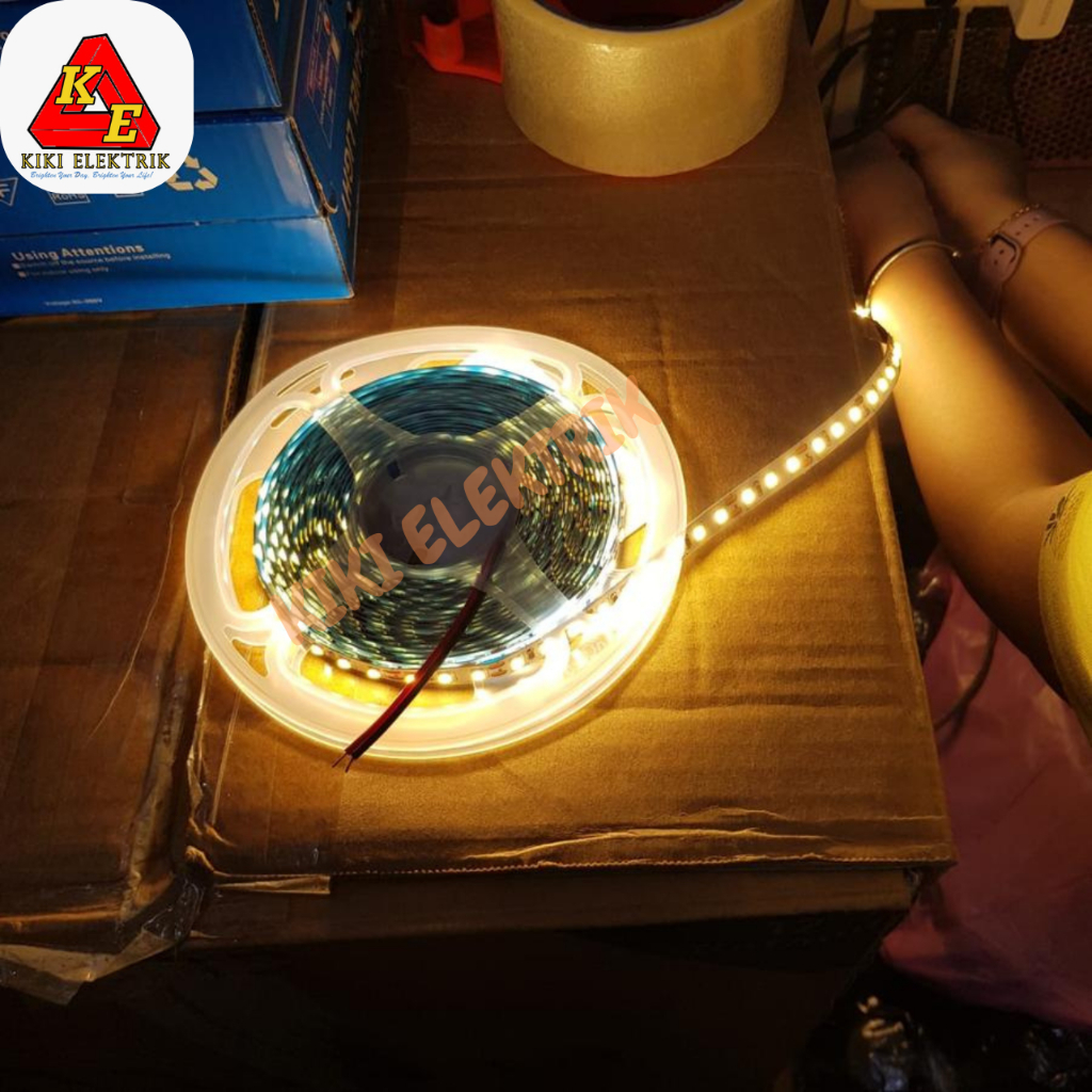 Lampu LED Strip 2835 120 Lampu per Meter 12V 12 Volt DC 5 meter