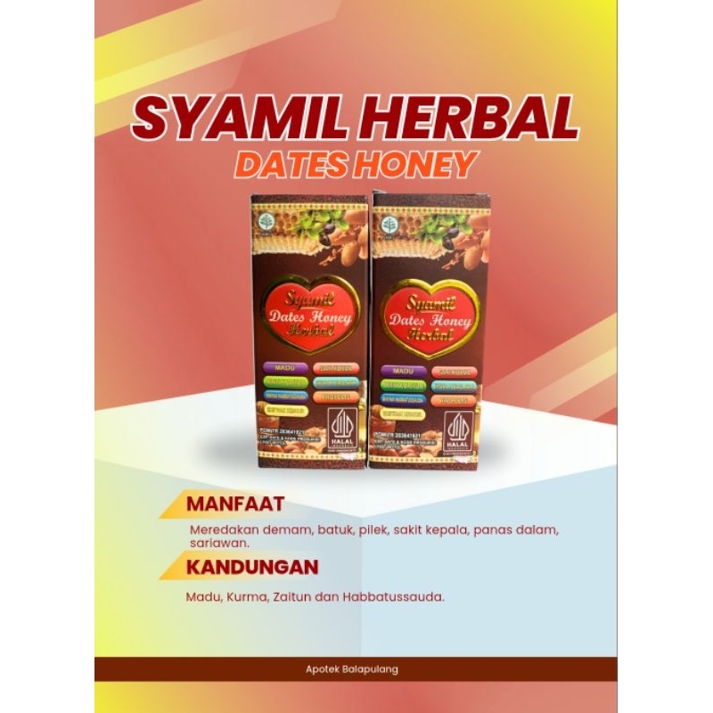 

Madu Syamil Herbal @200ml perbotol