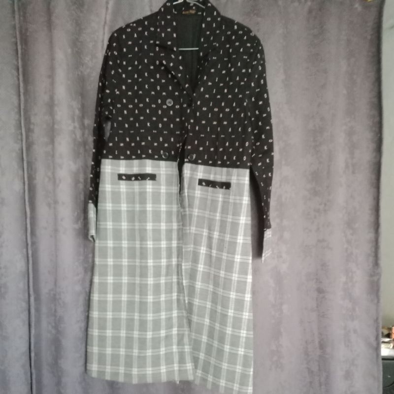 preloved outer long blazer branded