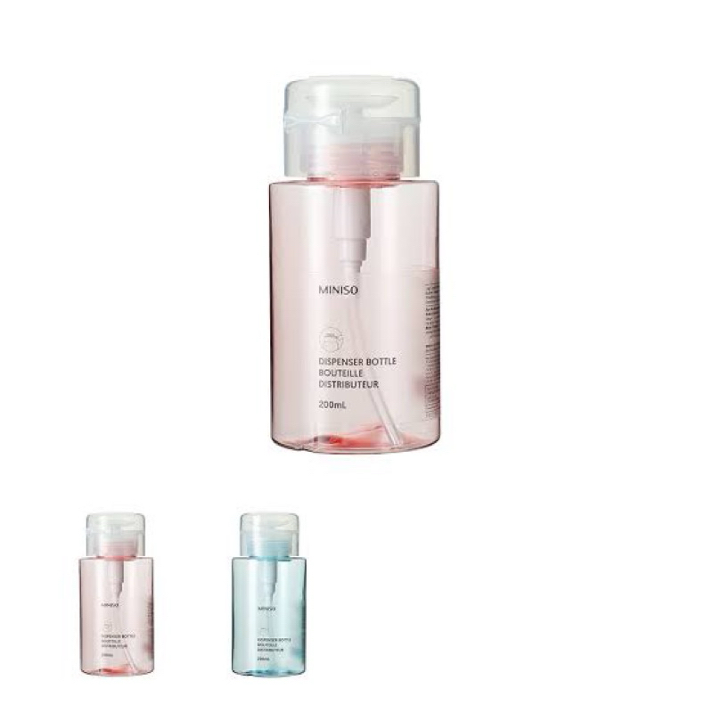 Miniso Pump Bottle / botol isi ulang botol pompa