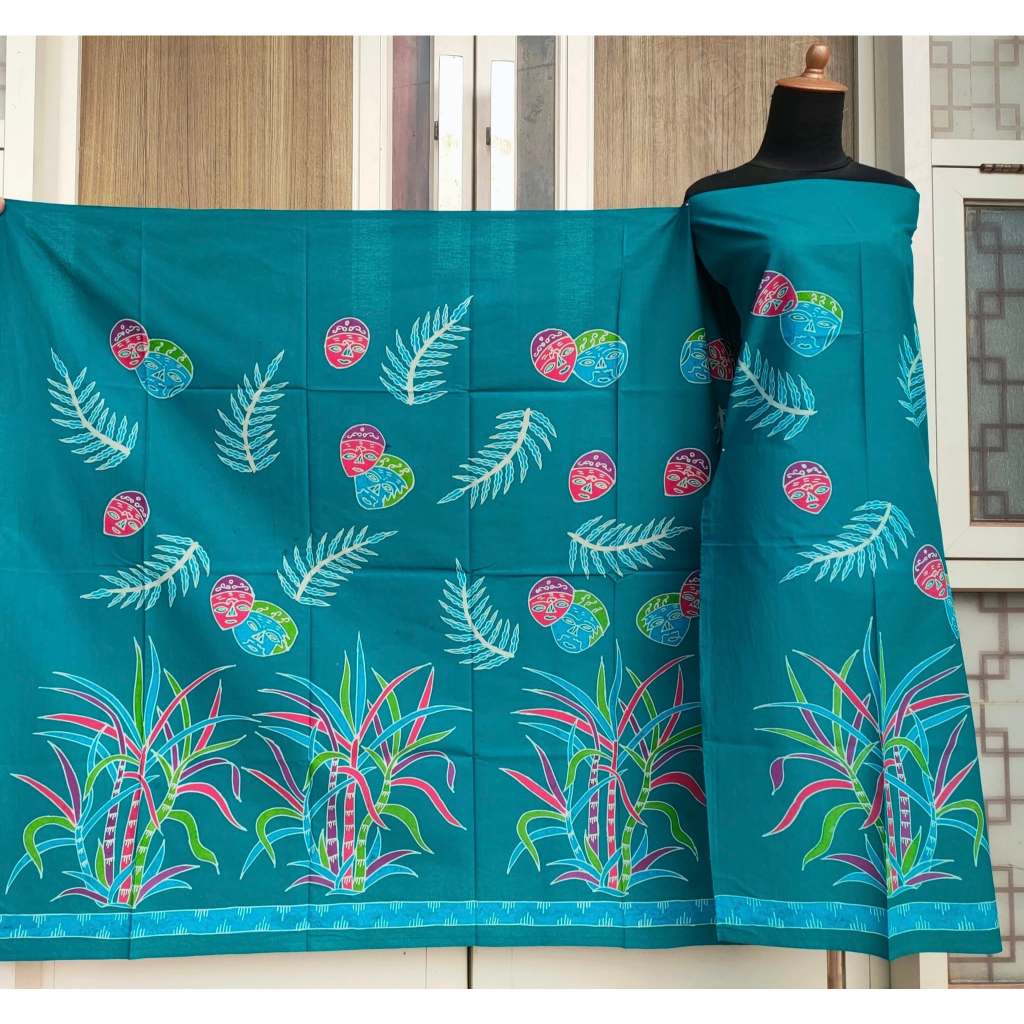 Batik Umiromlah 1610358 Bahan Kain Batik Full Tulis Asli Canting Pengrajin Madura Pamekasan Tosca