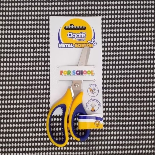 

Agatis Prime Metal Scissors for school 13.5 mm. gunting anak sekolah
