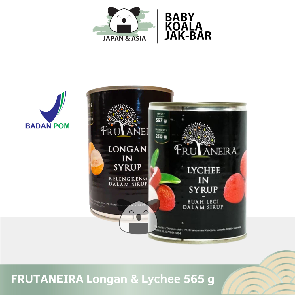 FRUTANEIRA Longan & Leci Kaleng Kelengkeng 567g Halal │ Longan Lychee  - Kembangan