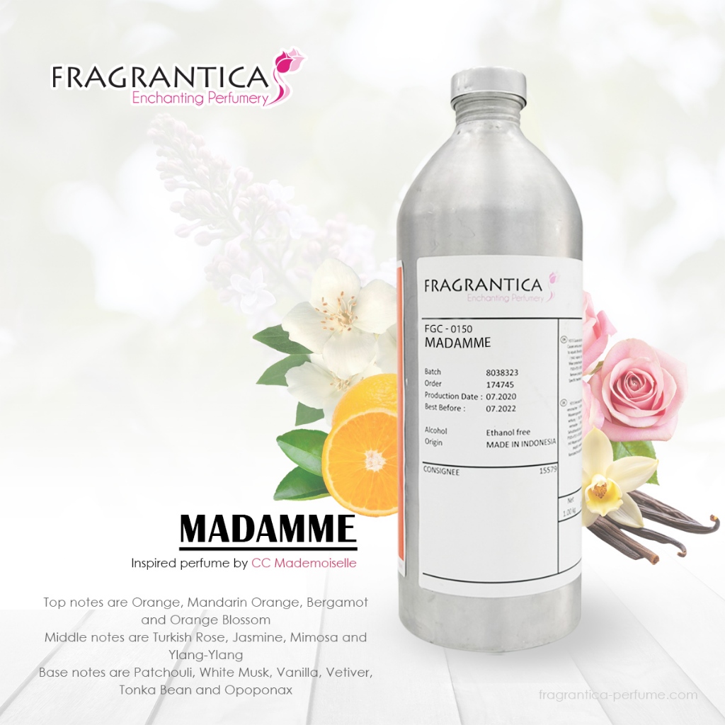 Bibit Parfum Murni  MADAMME Inspired by Mademoiselle  - Fragrantica Indo
