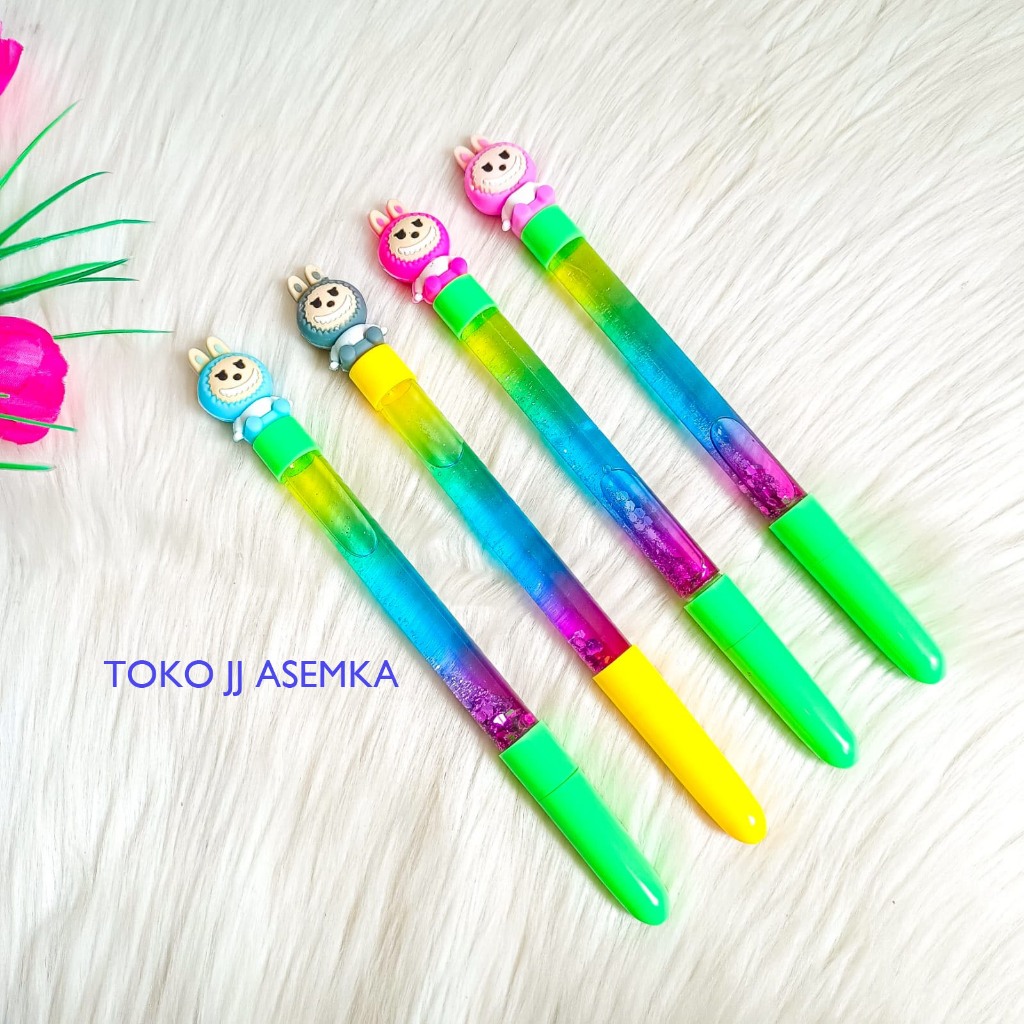 

PULPEN GEL GLITTER LABUBU LUCU UNIK KARAKTER ALAT TULIS SEKOLAH MURAH COD