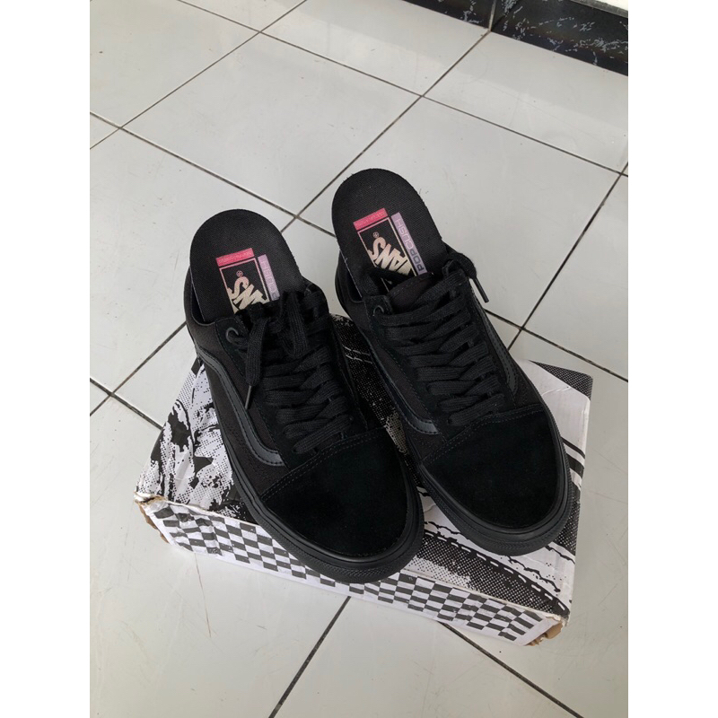vans old skool full black pro skate