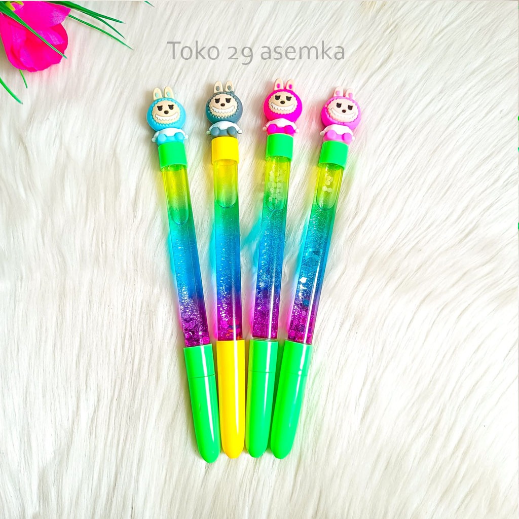 

PULPEN GLITTER LABUBU PEN PENA BOLPEN BOLPOIN ANAK LUCU ALAT TULIS SEKOLAH MURAH TERMURAH COD