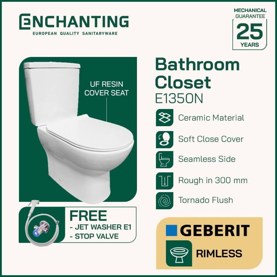 Closet / Kloset / Toilet Duduk Europe Enchanting E1350N