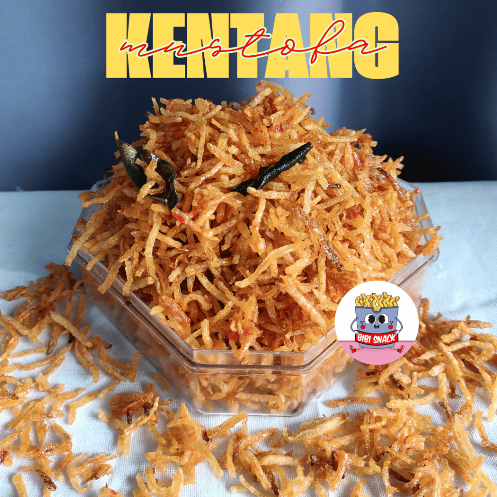 

Bibi Snack - Keripik Kentang Mustofa Pedas Manis Daun Jeruk 1kg