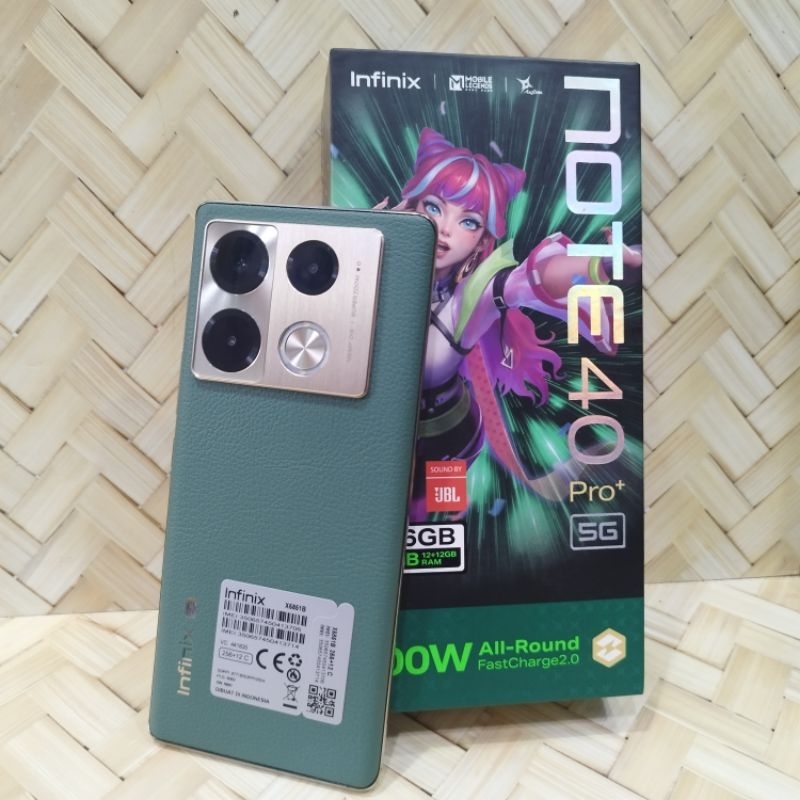 INFINIX NOTE 40 PRO PLUS 5G 12/256GB Handphone second fullset batangan original bergaransi