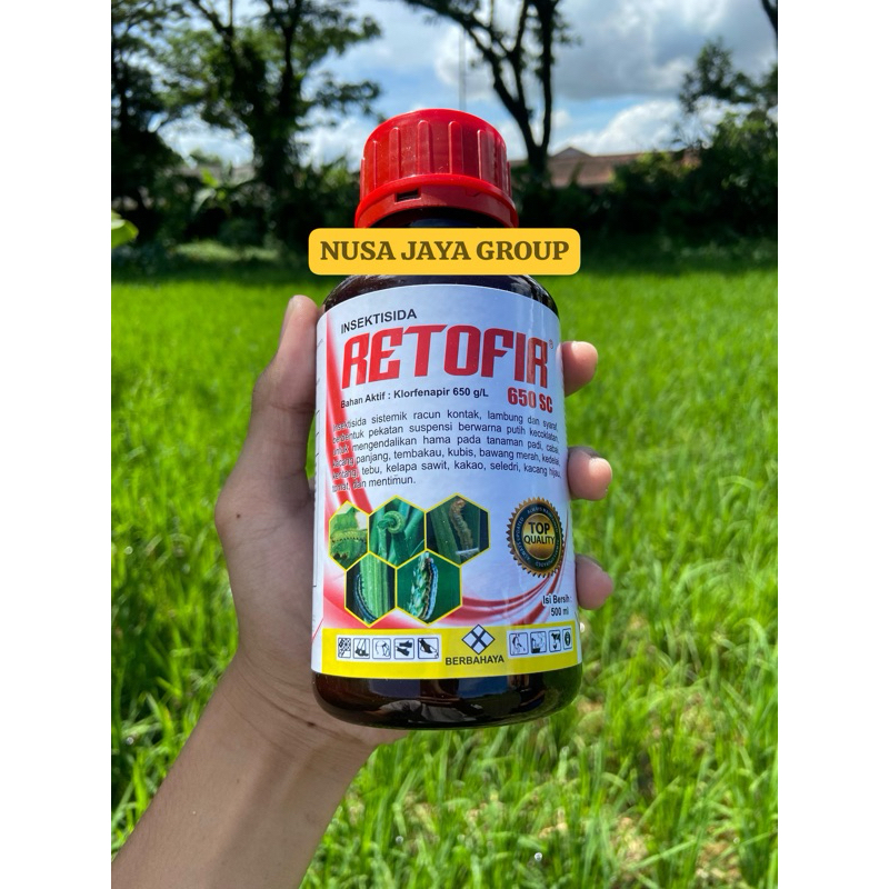 INSEKTISIDA SISTEMIK PALING AMPUH PEMBASMI HAMA - Retofir Pengendali Hama 650 SC Pengendali Hama Tan