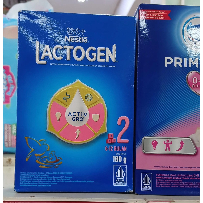 

LACTOGEN Tahap2 180 gram FREE Gelas Cantik untuk pembelian 2 box