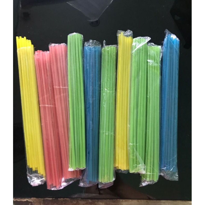 Sedotan warna warni/sedotan es/sedotan teh/sedotan murah/sedotan plastik