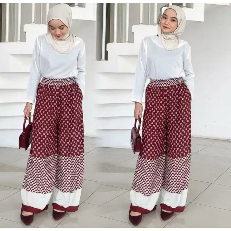 KULOT ETHNIK RAYON/CELANA ETHNIK/CELANA RAYON/ROK SPAN BELAH SAMPING FULL SLETING JEPANG SEXY ELEGAN