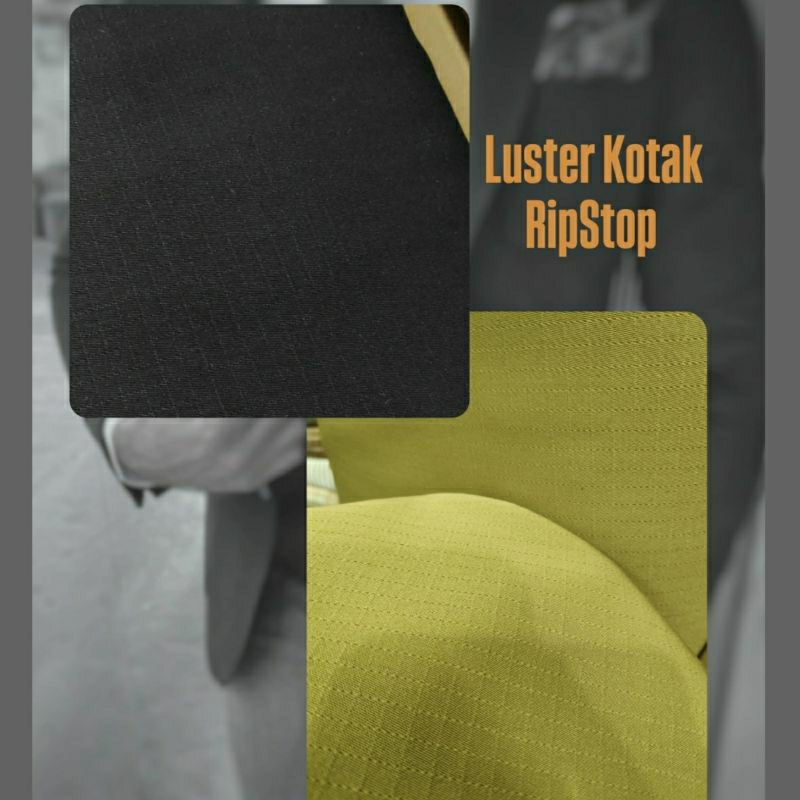 Kain Luster Kotak RipStop per 25 Cm