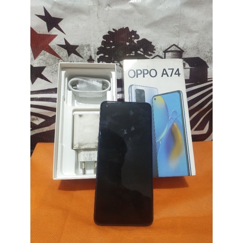 Oppo A74 Second Ram 6/128 Lengkap Mulus 100% Original