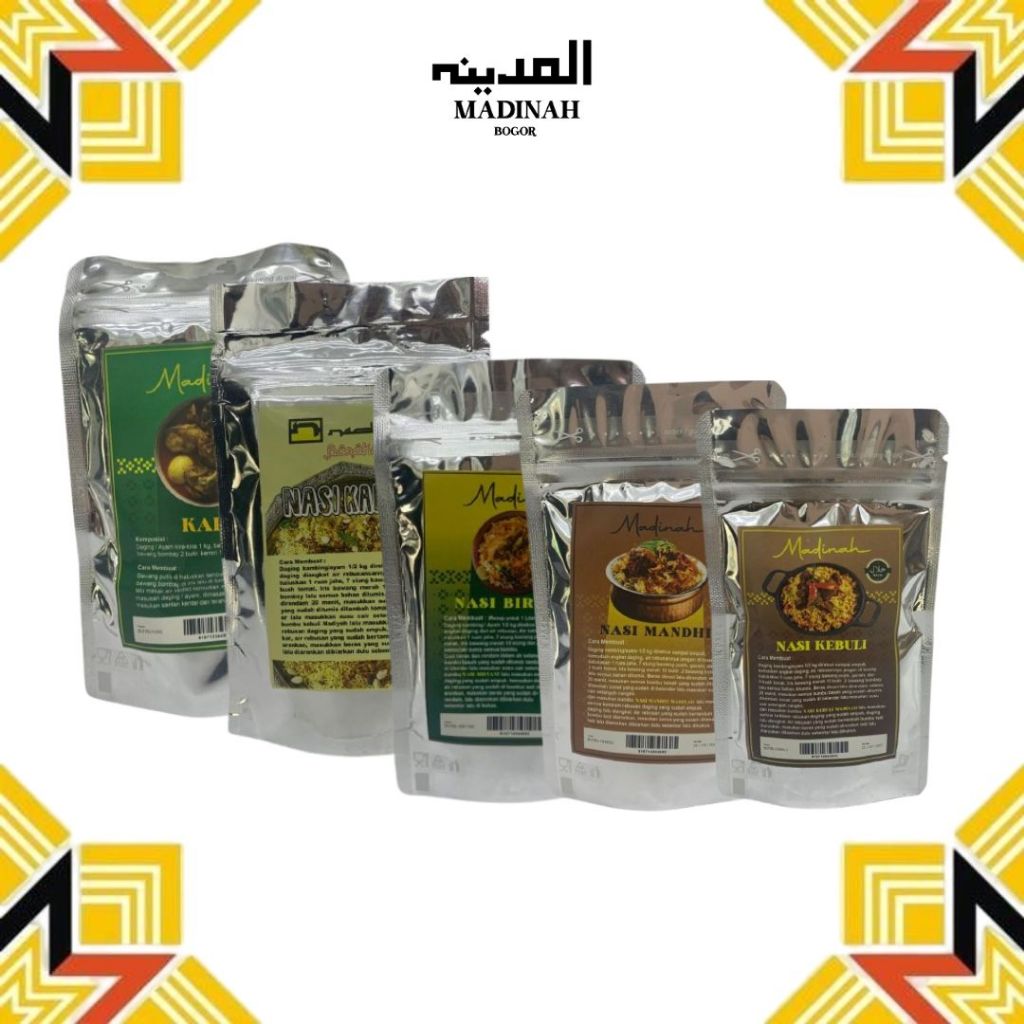 

Bumbu Masakan Arab Premium – Cocok untuk Nasi Kebuli, Briyani, Mandhi, Kabsah, dan Kare | 100% Rempah, Tanpa MSG