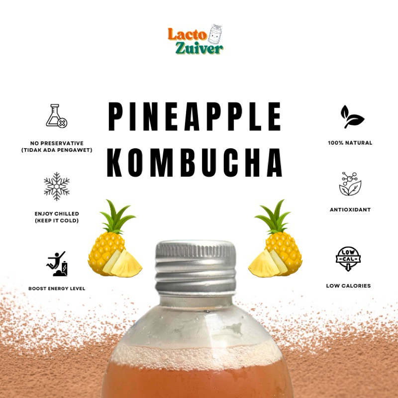 

Pineapple Kombucha 250 mL