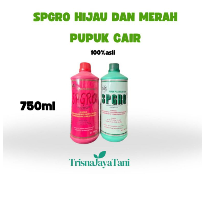 SPGRO MERAH 750ML &SPGRO HIJAU  750ML