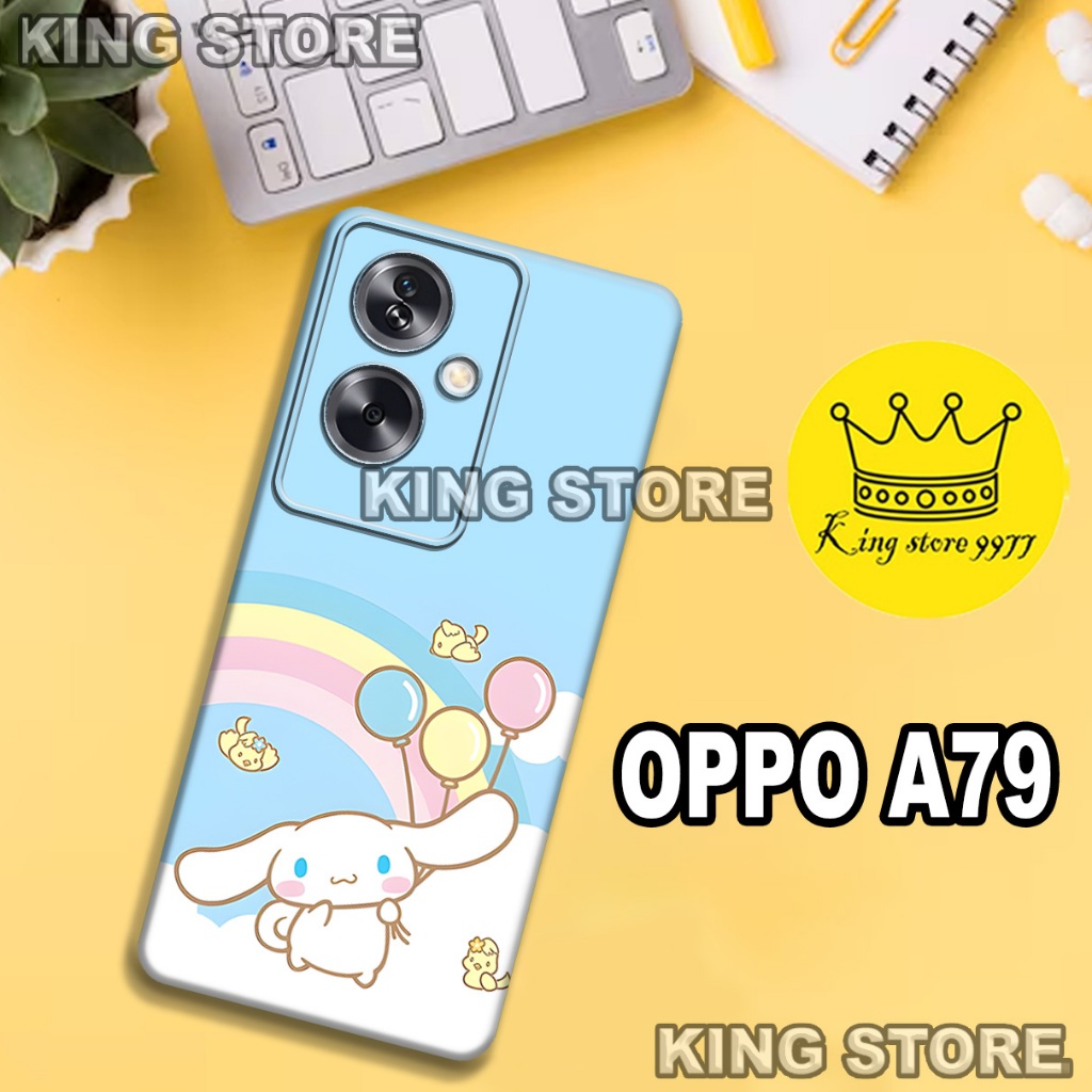 (KS16)  Softcase karet untuk OPPO A79 Motif gambar karakter Lucu/casing OPPO A79 terbaru/kesing hp/s