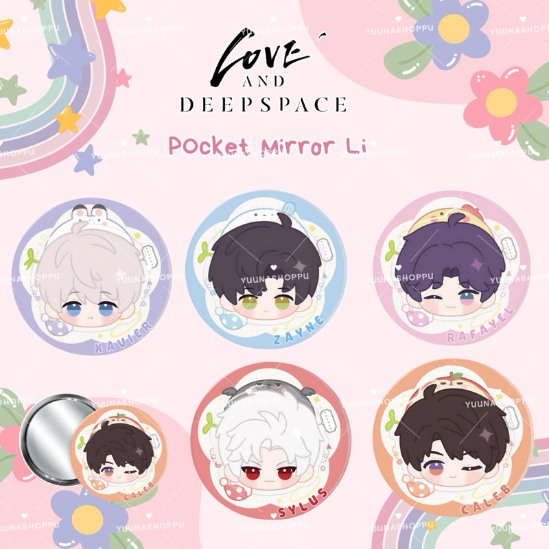 LOVE AND DEEPSPACE | LOVE AND DEEPSPACE MERCH | pocket mirror LADS