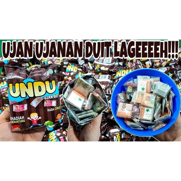 

Chiki UNDU Berhadiah Uang Bila Beruntung - Rasa Coklat
