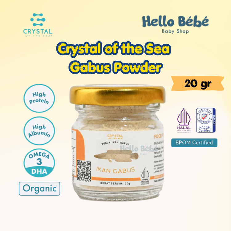

Crystal Of The Sea Gabus Powder 20gr - Crystal Bubuk Gabus 20gr