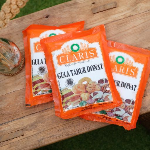 

GULA CLARIS TABUR DONAT 250GR