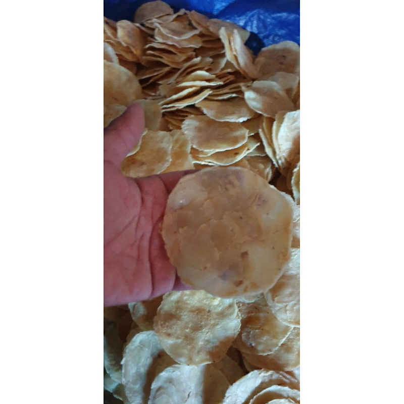 

emping tutup lebar asli khas limpung full kering