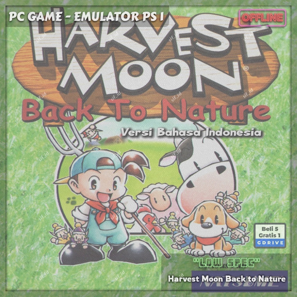 Harvest Moon Back to Nature Bahasa Indonesia - PC Game | Koleksi Game PS 1