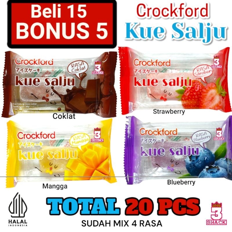 

MOCHI SNOW CAKE VIRAL KUE SALJU MIX RASA [ BELI 15 BONUS 5 ]