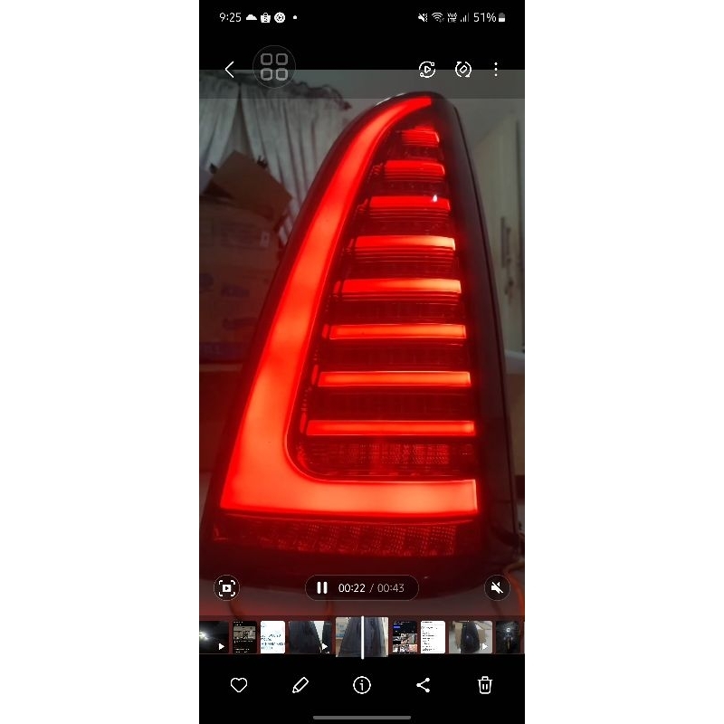 stoplamp bekas innova 2kd smoke welcome light