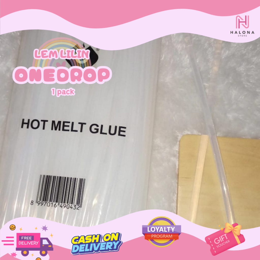 

[1PACK = 1KG] Refill Glue Stick / Lem Bakar / Lem Tembak / Lem Lilin Kecil 30cm