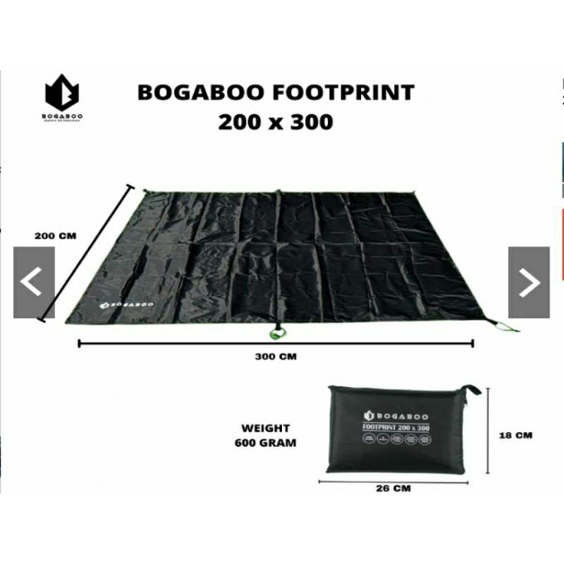 Footprint / Alas Tenda Merk Bogaboo Alas Tenda - Terpal Tenda Bisa Untuk QUECHUA ARPENAZ FAMILY
