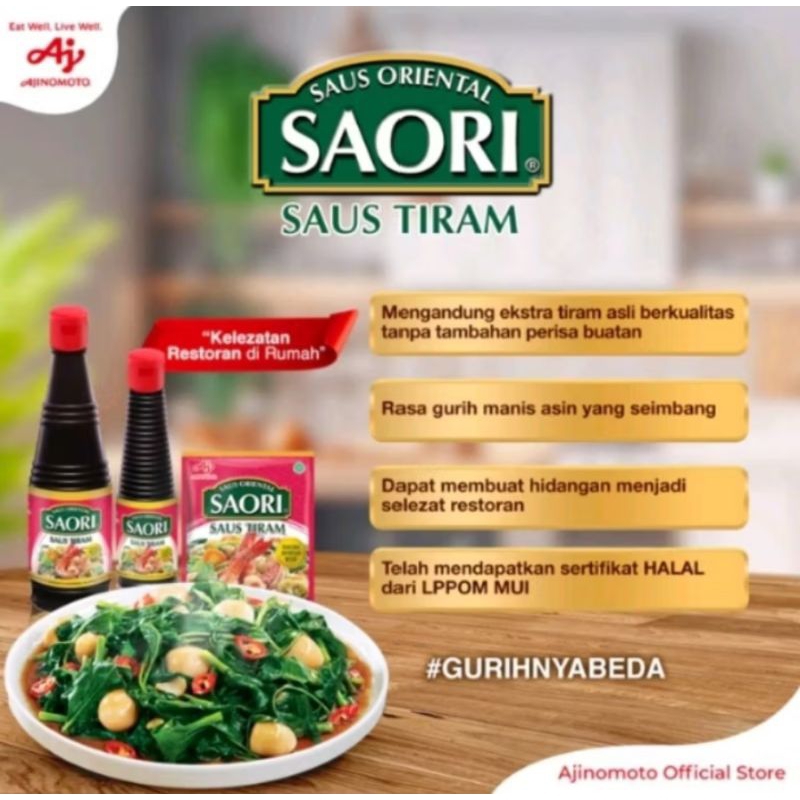 

Saori Saos Tiram & Teriyaki Botol 135ml
