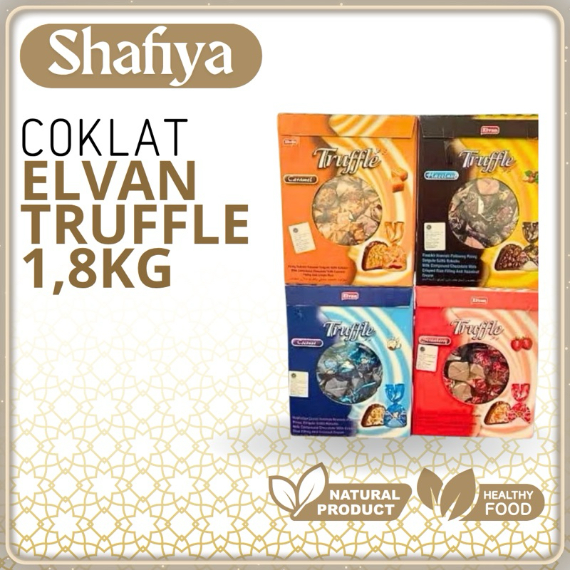 

Elvan Truffle Chocolate 1.8 KG Coklat Arab Turkey All Varian