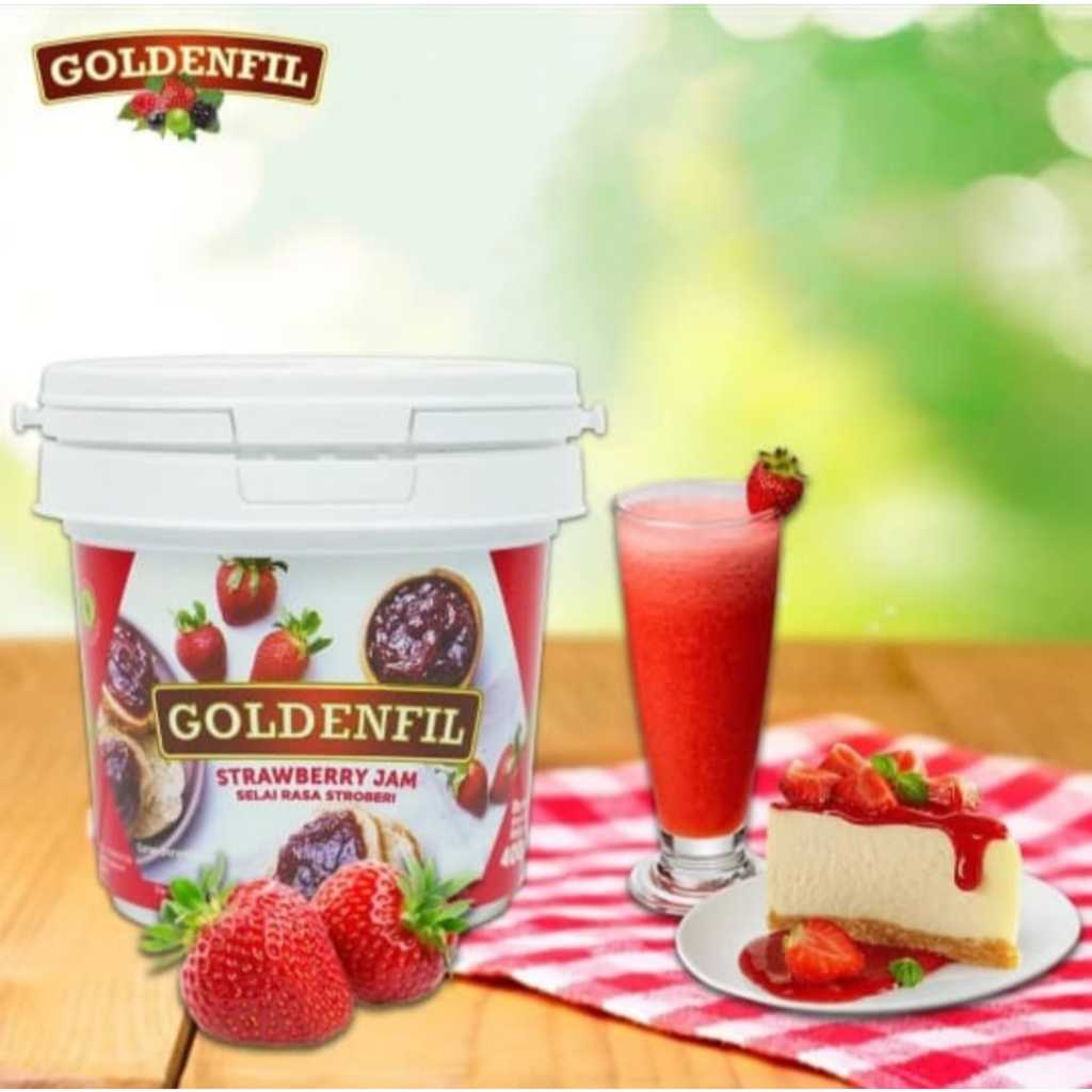

Goldenfil strawberry jam 1 kg