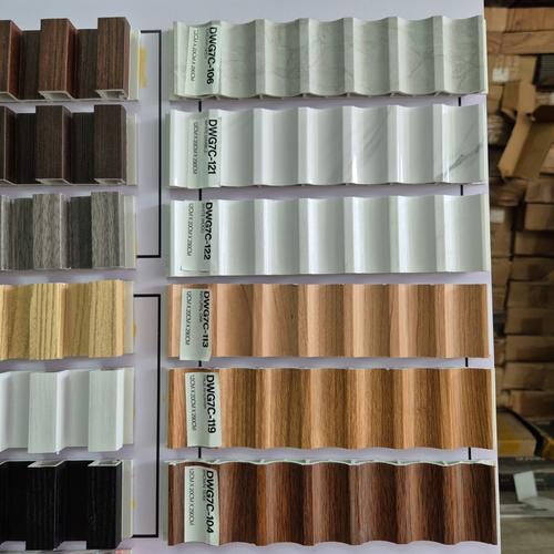 WPC setengah lingkaran wallpanel lebar cekung wpc deco - 106 - 106