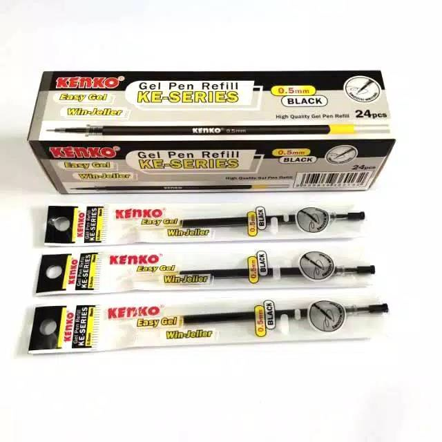 

Refill Pulpen KENKO Easy Gel KE-SERIES isi (24pc) / Refill Pen Kenko,BIRU/HITAM
