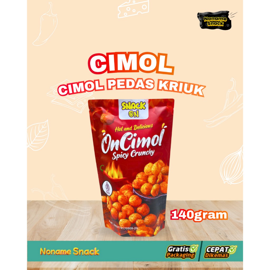 

Snack On Cimol Pedas Daun Jeruk Spicy Crunchy 140gr